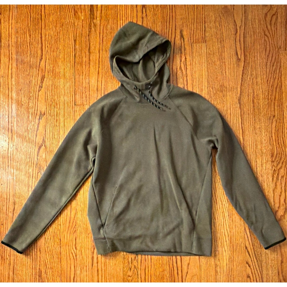 Old Navy Active Men's Green Pullover Fleece Hoodie Drawstring Size S